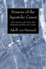 Sources of the Apostolic Canon