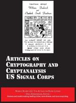 Articles on Cryptography and Cryptanalysis