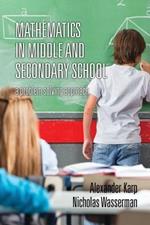 Mathematics in Middle and Secondary School: A Problem Solving Approach