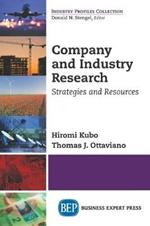 Company and Industry Research: Strategies and Resources