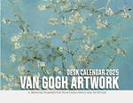 Van Gogh Artwork Desk Calendar 2025: A Monthly Planner For Your Goals, Notes, and To-Do List