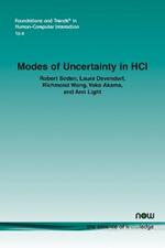 Modes of Uncertainty in HCI