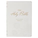 KJV Bible Super Giant Print Faux Leather White