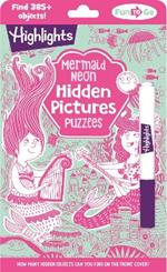 Mermaid Neon Hidden Pictures Puzzles