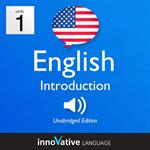 Learn English - Level 1: Introduction to English, Volume 1