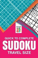 Quick to Complete Sudoku Travel Size