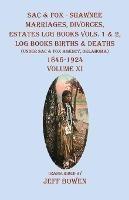 Sac & Fox - Shawnee Marriages, Divorces, Estates Log Books Vols. 1 & 2, Log Books Births & Deaths: (Under Sac & Fox Agency, Oklahoma)1846-1924 Volume XI