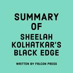 Summary of Sheelah Kolhatkar's Black Edge