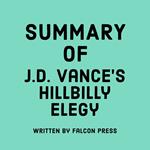 Summary of J.D. Vance’s Hillbilly Elegy