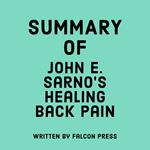 Summary of John E. Sarno's Healing Back Pain