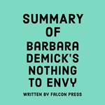 Summary of Barbara Demick’s Nothing to Envy