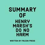 Summary of Henry Marsh's Do No Harm