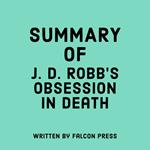 Summary of J.D. Robb's Obsession in Death