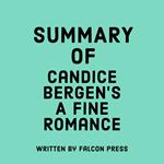 Summary of Candice Bergen's A Fine Romance