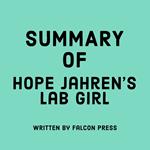 Summary of Hope Jahren’s Lab Girl