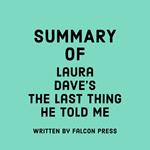 Summary of Laura Dave's The Last Thing He Told Me