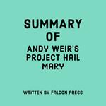 Summary of Andy Weir’s Project Hail Mary