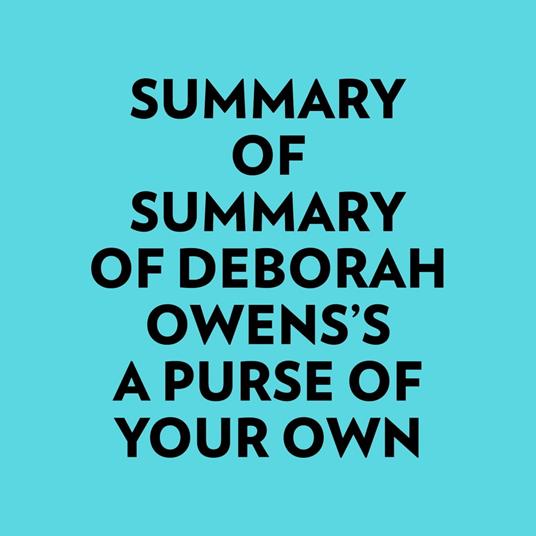 Summary of Deborah Owens's A Purse of Your Own