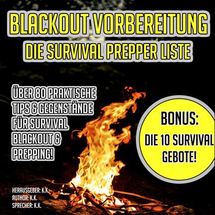 BLACKOUT VORBEREITUNG: DIE SURVIVAL PREPPER LISTE