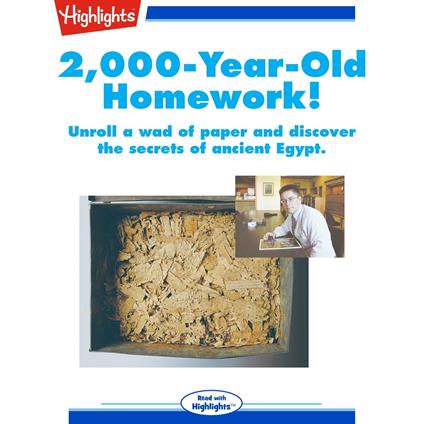 2,000-Year-Old Homework!