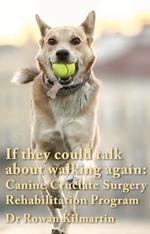If they could talk about walking again: Canine Cruciate Surgery Rehabilitation Program