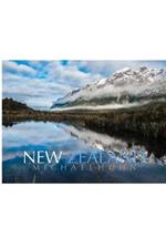 New Zealand Iconic landscape creative blank page journal Michael Huhn: New Zealand landscape blank creative journal