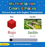 My First Spanish Colors & Places Picture Book with English Translations