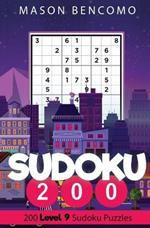 Sudoku 200: Master The Sudoku With These Very Hard Puzzles