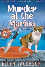 Murder at the Marina: Large Print Edition