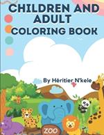 Animal Positive Affirmation Coloring Book for All: Coloring book for animals, flowers, mandela, superhero