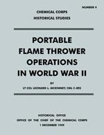 Portable Flame Thrower Operations in World War II