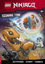 LEGO (R) NINJAGO (R): Sssnake Time Activity Book (with Snake Warrior Minifigure)