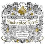 Enchanted Forest: An Inky Quest and Coloring Book for Adults