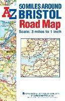 50 Miles around Bristol A-Z Road Map