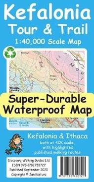 Kefalonia Tour and Trail Map