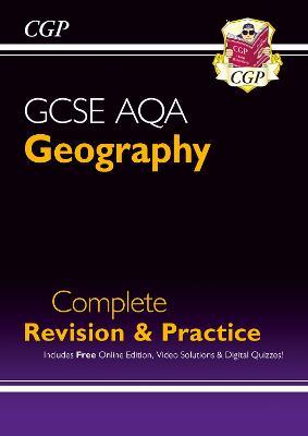 New GCSE Geography AQA Complete Revision & Practice includes Online Edition, Videos & Quizzes - CGP Books - cover