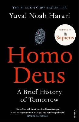 Homo Deus: A Brief History of Tomorrow - Yuval Noah Harari - cover