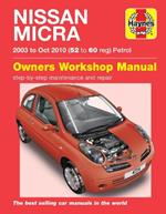 Nissan Micra (03 - Oct 10) Haynes Repair Manual: 45202