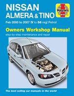 Nissan Almera & Tino Petrol (Feb 00 - 07) Haynes Repair Manual