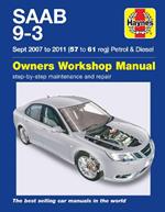 SAAB 9-3 Petrol & Diesel (07 - 11) Haynes Repair Manual: 2007-2011