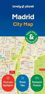 Lonely Planet Madrid City Map