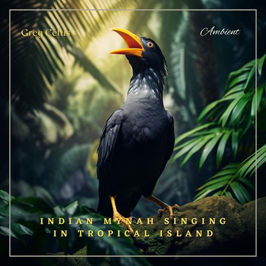 Indian Mynah Singing in Tropical Island