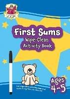 New First Sums Wipe-Clean Activity Book for Ages 4-5 (with pen)