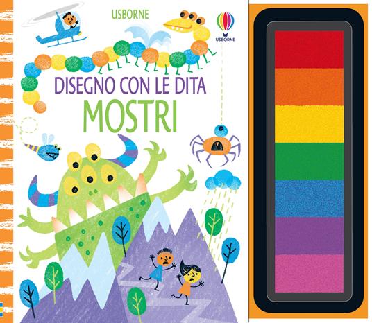 Mostri. Ediz. a spirale. Con pannello di inchiostro - Fiona Watt - copertina