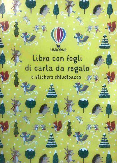 Libro con fogli di carta da regalo - copertina