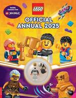 LEGO® Books: Official Annual 2025 (with racing driver minifigure and trophy)