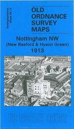 Nottingham NW 1913: Nottinghamshire Sheet 38.13