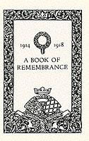 Book of Remembrance 1914-1918
