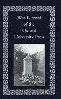 War Record of the University Press, Oxford