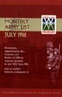 Supplement to the Monthly Army List July 1916